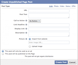 unpublished-page-post-facebook