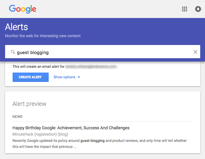 Google Alerts