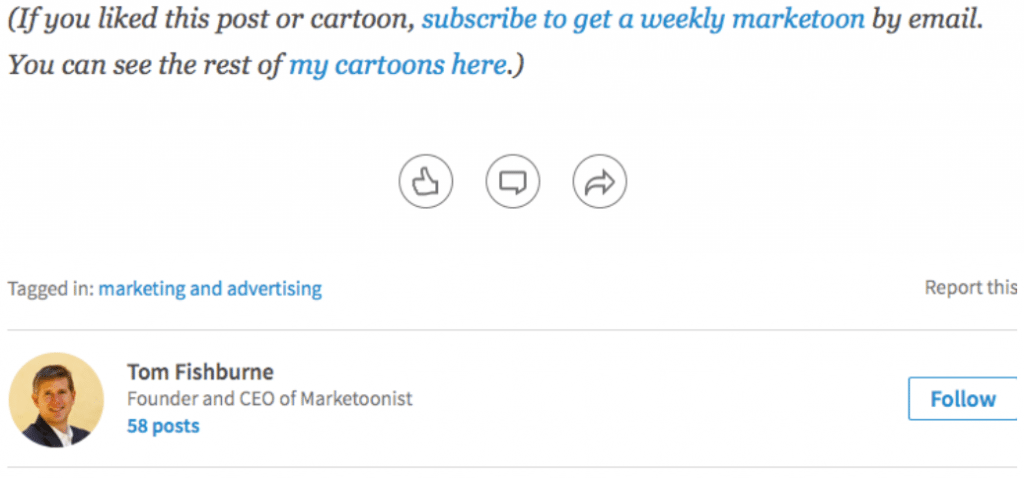 Tom Fishburne LinkedIn