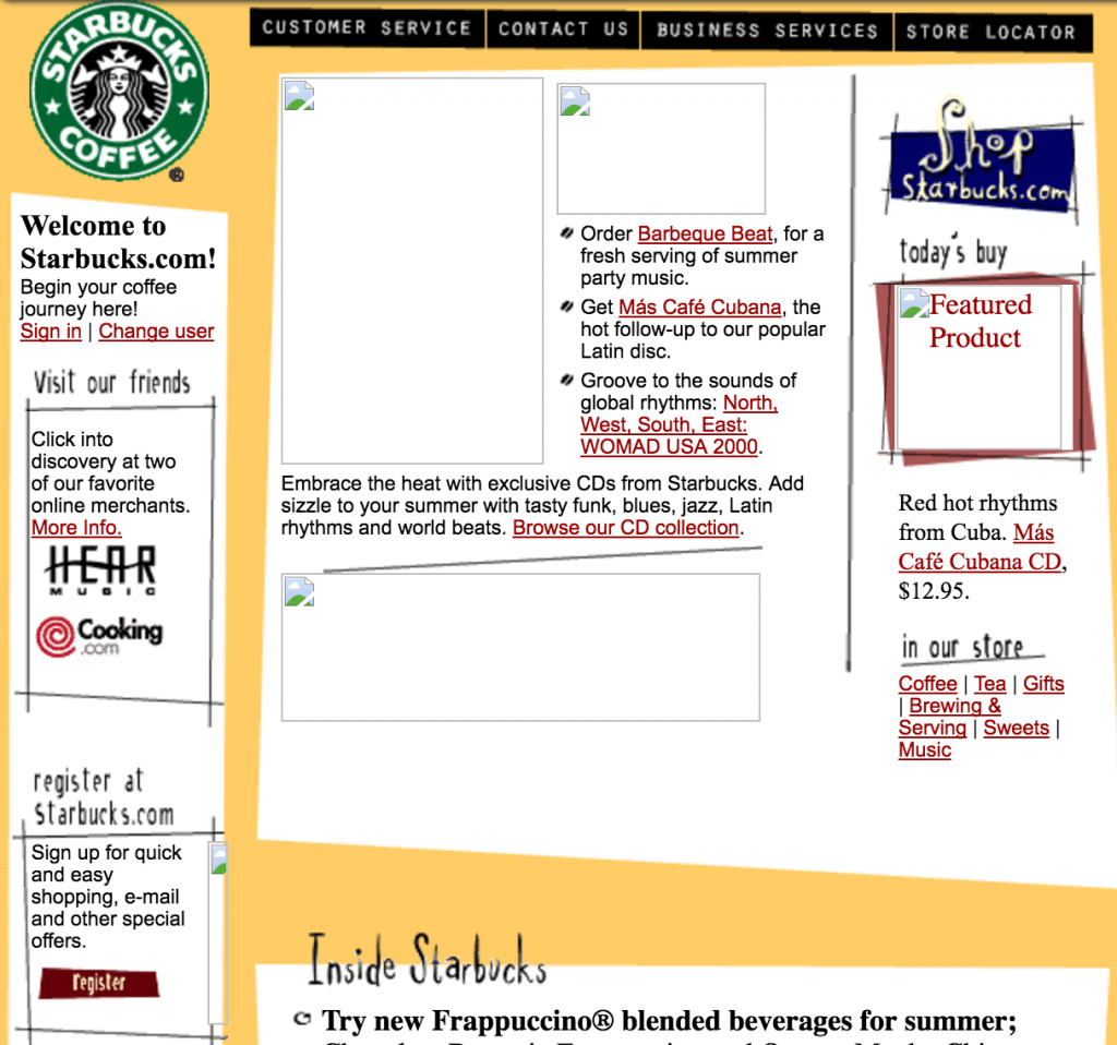 1990s Website Graphic Headers