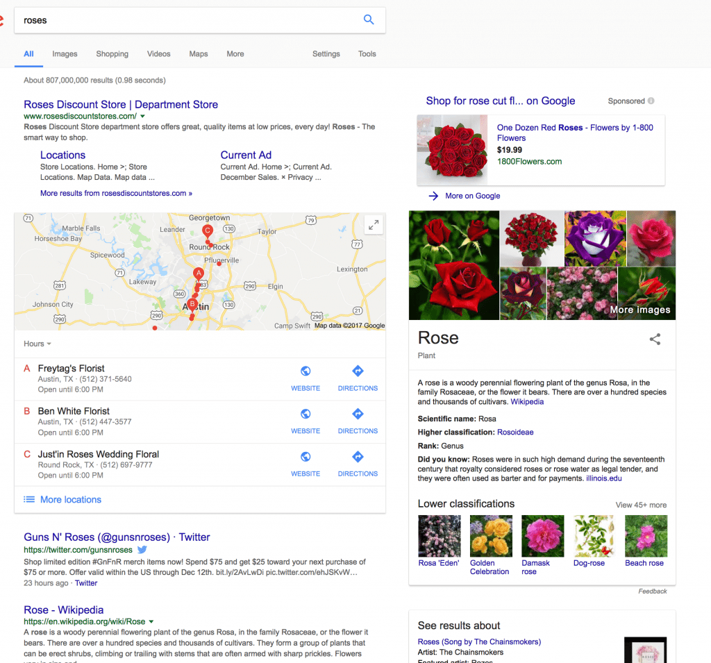 google rich results