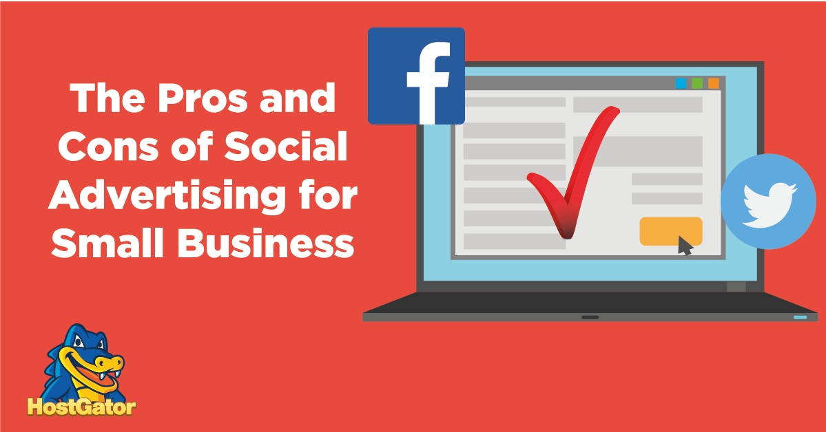 pros and cons of social advertising for small businesses