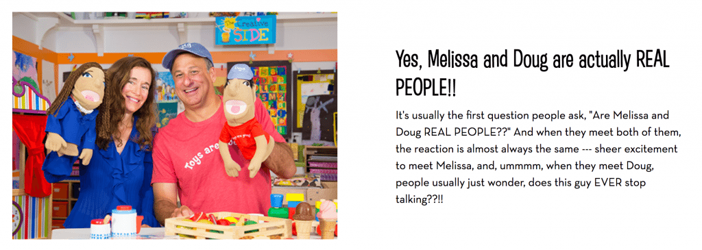 humorous about us page example