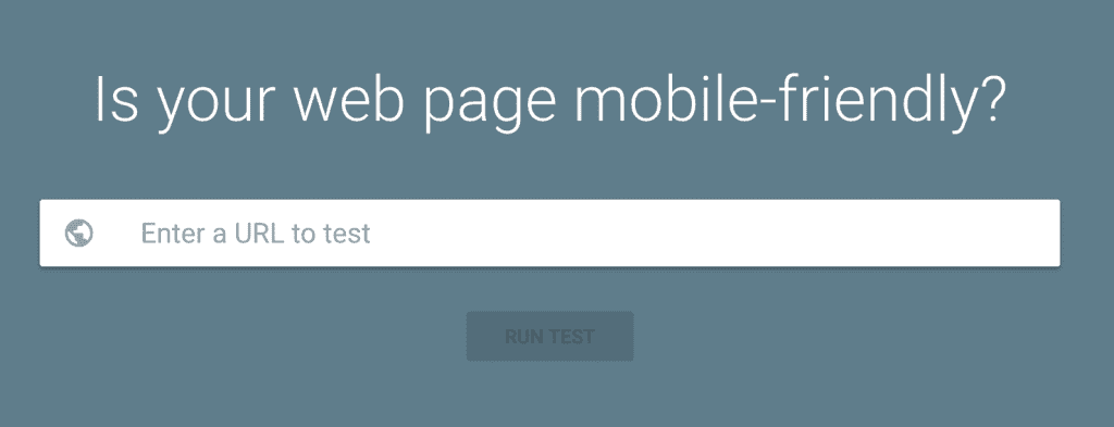 Google Mobile Friendly Testing Tool