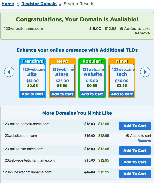 suggest available domain names