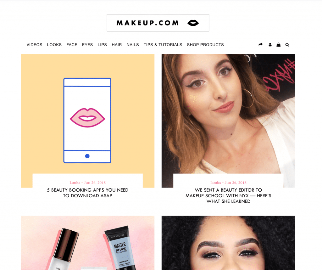how to feature content in website design