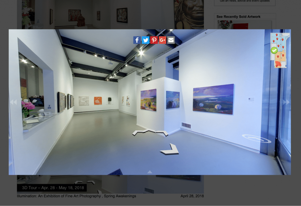 include virtual tour on website