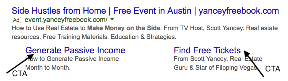 cta in google ppc ad