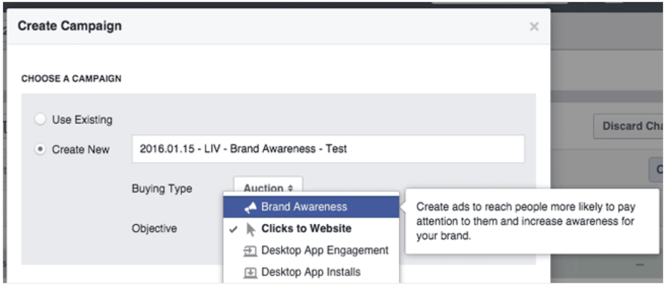 which targeting option is best for achieving brand awareness?