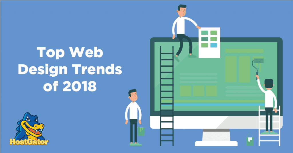 2018 top web design trends