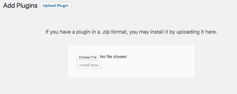 add plugins by upload