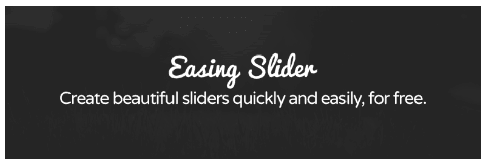 easing slider