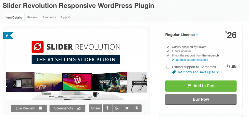 slider revolution responsive wordpress plugin