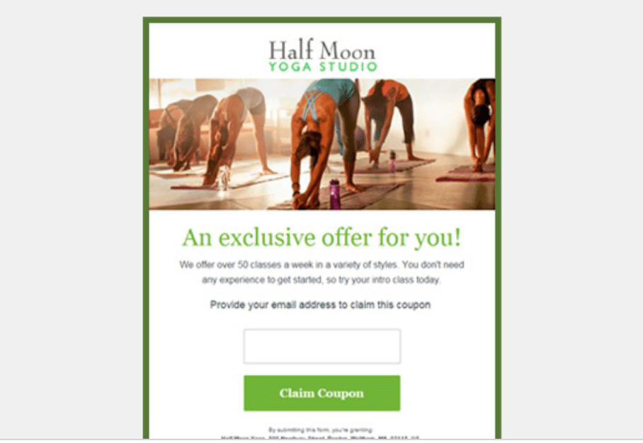 constant contact coupon tracking