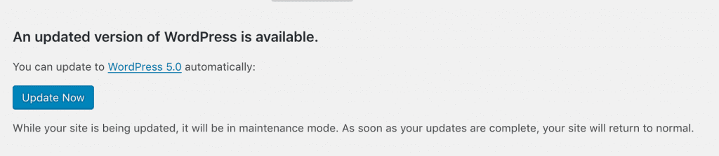 how to update wordpress