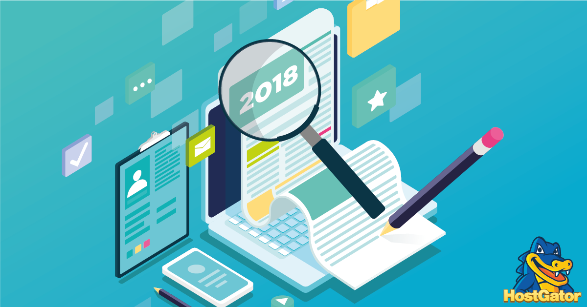 a look back at HostGator's top articles of 2018