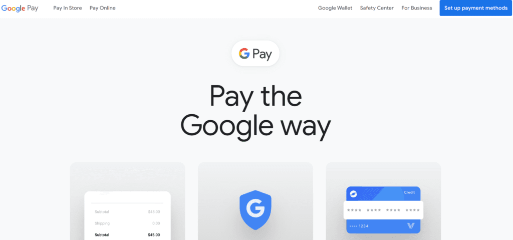 Google pay online payments